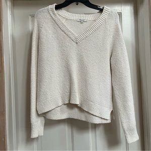 Madewell Cotton V Neck Sweater